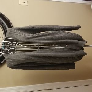 Goddis gray thin cardigan sweater